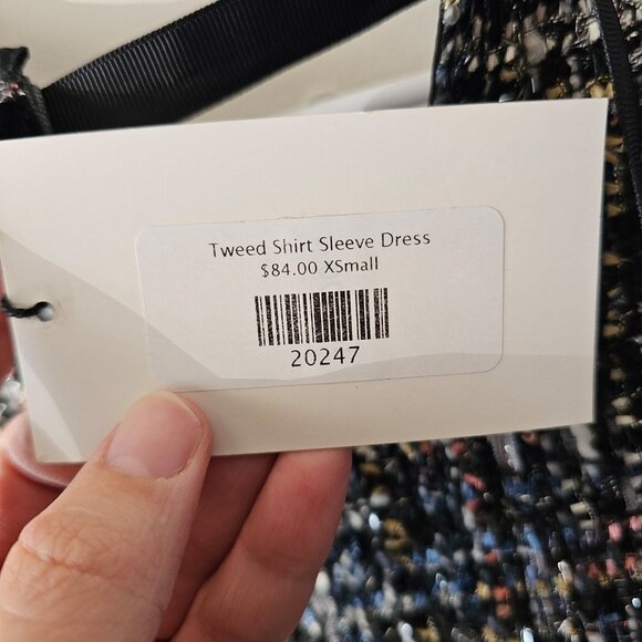 Women's XS THML Tweed Mini Dress NWT - Picture 6 of 9